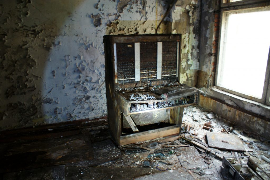 Centrala telefoniczna. Fot. Tomasz Róg