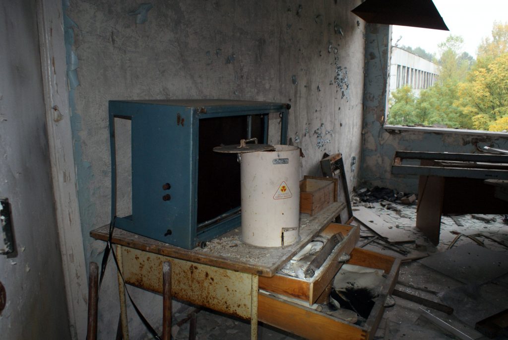 Pojemnik na materiały radioaktywne / Fot. Tomasz Róg