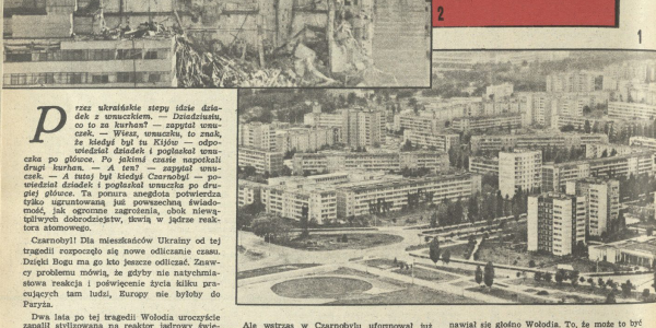 Fragment strony tygodnika "Przekrój" z 16 kwietnia 1989 r. / Fot. Przekrój