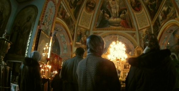 Wnętrze cerkwi św. Eliasza - stan obecny. Zdjęcie z archiwum cerkwi w Czarnobylu. Fot. Marek Rabiński