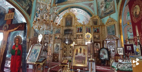 Wnętrze cerkwi św. Eliasza w Czarnobylu. Fot. Tomasz Róg