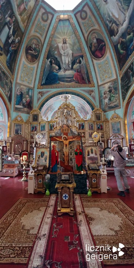 Wnętrze cerkwi św. Eliasza w Czarnobylu. Fot. Tomasz Róg