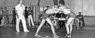 Zawody zapaśnicze w Prypeci (rok 1984 lub 1985). Fot. National Museum Chornobyl