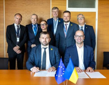 Podpisanie umowy pomiędzy elektrownią jądrową w Czarnobylu a konsorcjum Novarka 2
